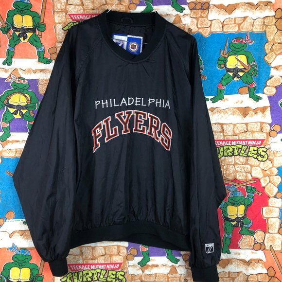 Vintage Philadelphia Flyers Windbreaker Mens Large - Picture 1 of 6